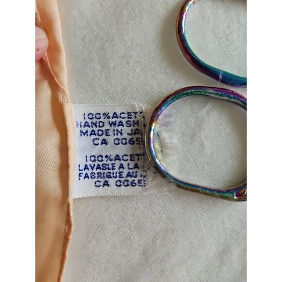 Unbranded Scarf Womens 26 x 26 inches Multicolor Paisley Floral Print Japan Boho - Picture 6 of 10